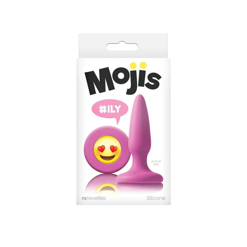 Moji's Ily Pink - Roze mini plug sa vakuumskim postoljem