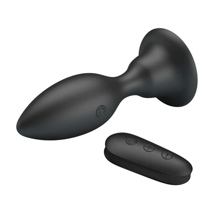 Mr. Play Vibrirajući Analni Plug sa Daljinskim Upravljačem 10,8 cm Crni