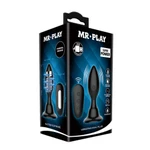 Mr. Play Vibrirajući Analni Plug sa Daljinskim Upravljačem 10,8 cm Crni