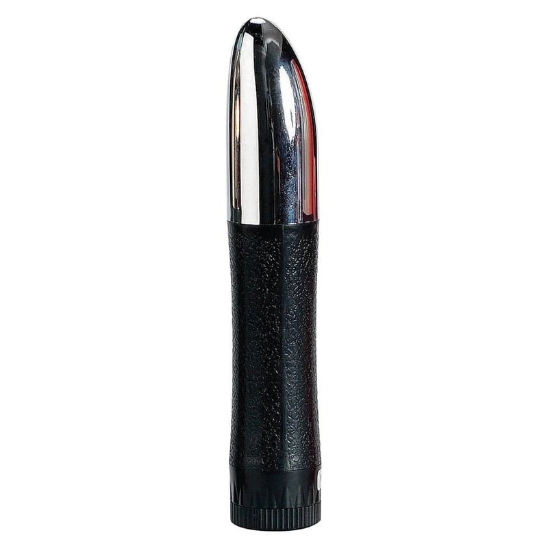 Multi Speed Vibrator - Crni sa Srebrnim Detailima, 19,5 cm, Seven Creations