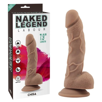 Naked Legend Labor - Braon Igračka za Odrasle sa Vakuumskim Postoljem - Sexy Shop