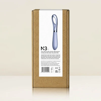Niya 3 - Ljubičasti precizni masažer sa 10 funkcija, vodootporan, siguran silikonski dodir - Sexy Shop