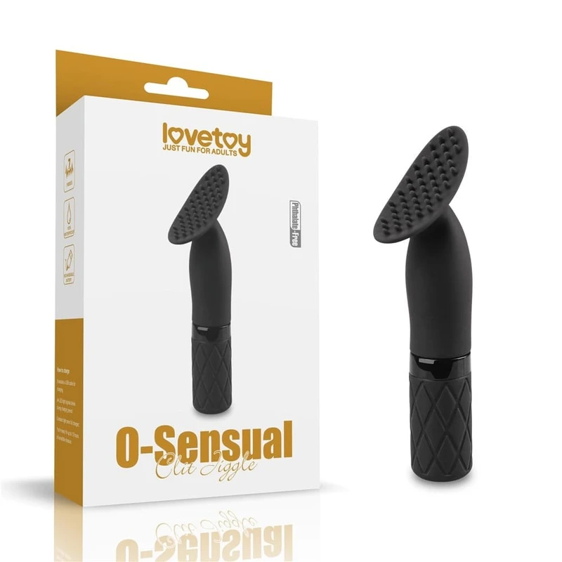 O-Sensual Vibrator za klitoralnu stimulaciju - Vodootporni, Crni, 14cm, Lovetoy