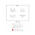 Obsessive 860-SET-2 beli komplet 2 kom S/M