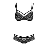Obsessive crni 2-delni set S/M za odrasle