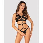 Obsessive crni crotchless teddy XS/S