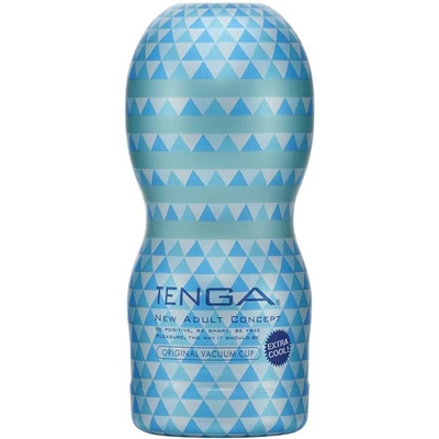 ORIGINAL VACUUM CUP EXTRA COOL - Tenga plavi, vodootporni, dužina 15,6 cm - Sexy Shop