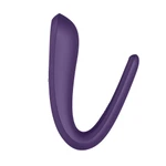 Partner vibrator za simultanu stimulaciju - Satisfyer ljubičasti dupli vibrator
