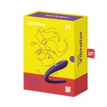 Partner vibrator za simultanu stimulaciju - Satisfyer ljubičasti dupli vibrator
