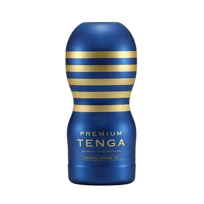 PREMIUM TENGA ORIGINAL VACUUM CUP - Plava/Žuta - Sexy Shop
