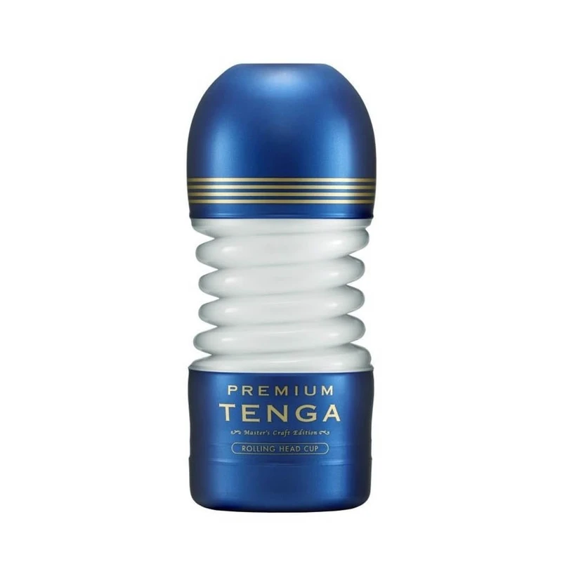 PREMIUM TENGA ROLLING HEAD CUP - Plavi/Žuti Vodootporni Stimulator