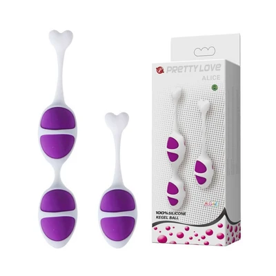 Pretty Love Aliceko Kegel Ball set, ljubičasta, vodootporna - Sexy Shop