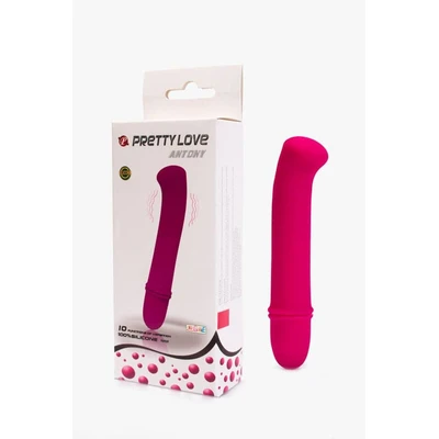 Pretty Love Antonio 10-Funkcionalni Vodootporni Vibrator Roze 12cm - Sexy Shop