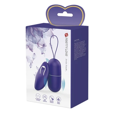Pretty Love Arvin - Vibrirajuće Jaje sa Daljinskim Upravljačem, Vodootporno, Plavo - Sexy Shop