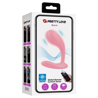Pretty Love Baird G tačka vibrator sa aplikacijom, vodootporni, rozi, 10,8 cm - Sexy Shop