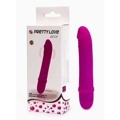 Pretty Love Beck - luksuzni silikonasti vibrator za G-tačku, ljubičasti - Sexy Shop