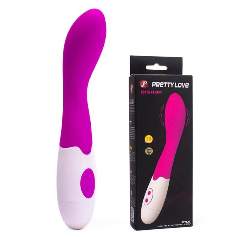 Pretty Love Bishop ljubičasti G-spot vibrator sa 30 funkcija, vodootporan 18,2cm