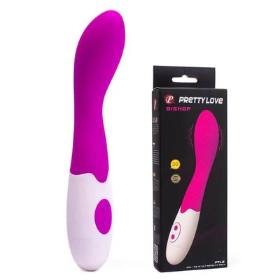 Pretty Love Bishop ljubičasti G-spot vibrator sa 30 funkcija, vodootporan 18,2cm - Sexy Shop