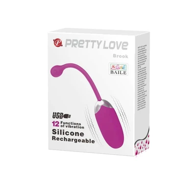 Pretty Love Brook - Ljubičasti vibrator sa 12 funkcija, vodootporan - Sexy Shop