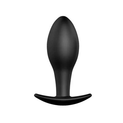 Pretty Love Crni Velvet Silikonski Butt Plug 8,5 cm - Sexy Shop