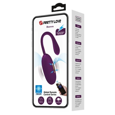 Pretty Love Doreen Ljubičasti Jaja Vibrator sa Aplikacijom - Sexy Shop