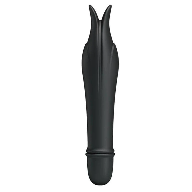 Pretty Love Edward crni vibrator u obliku delfina sa stimulansom G-tačke i klitorisa, vodootporan