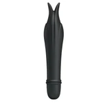Pretty Love Edward crni vibrator u obliku delfina sa stimulansom G-tačke i klitorisa, vodootporan