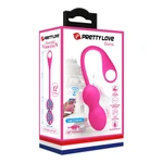 Pretty Love Elvira Pink - 12 funkcija vibrirajuće Kegel kuglice, vodootporne, aplikacija kontrolisana, roze