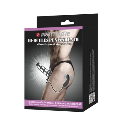 Pretty Love Hercules Silikonska Penis Maska sa Vibracijom - Sexy Shop