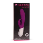 Pretty Love Master Flirtation vibrator ljubičasti G-tačka stimulans sa klitoralnim stimulansom 21cm vodootporni