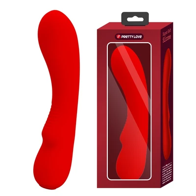 Pretty Love Matt Red vibrator sa stimulansom klitorisa - crveni 19cm - Sexy Shop