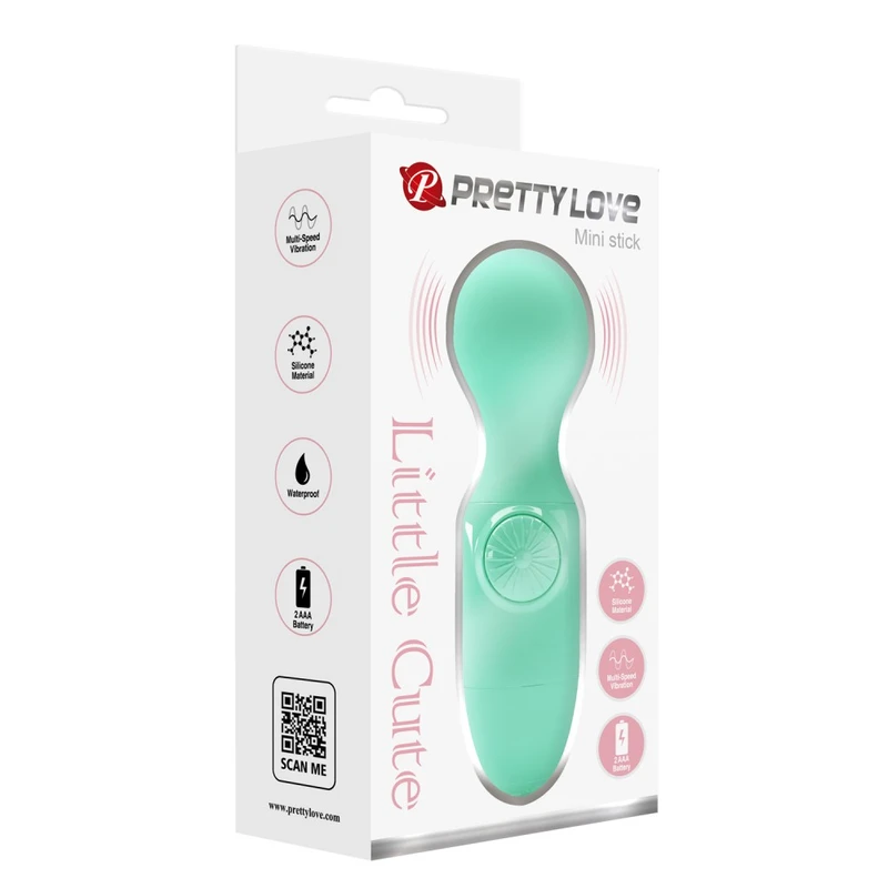Pretty Love Mini Stick Zeleni Vodootporni Masažer 12cm