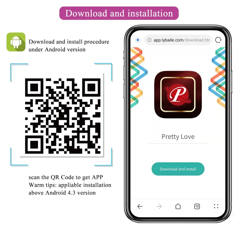 Pretty Love Nymph App Kontrolisani Vibrirajući Jaje - Ljubičasto