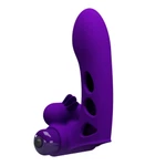 Pretty Love Orlando ljubičasti vibrator sa rukavicom za prste