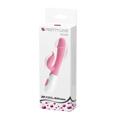 Pretty Love Peter Baby Pink 30-funkcioni vibrator sa klitoralnom stimulacijom - Sexy Shop