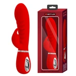 Pretty Love Prescott crveni vibrator sa stimulansom klitorisa i G tačkom