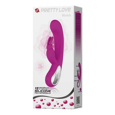 Pretty Love Webb ljubičasti vibrator sa stimulansom klitorisa - Sexy Shop