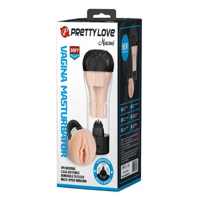 Prettylove Vibrirajući Masturbator Cup Crni - Sexy Shop