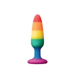 Pride Edition - Višebojni Pleasure Plug - Mala - NS Toys