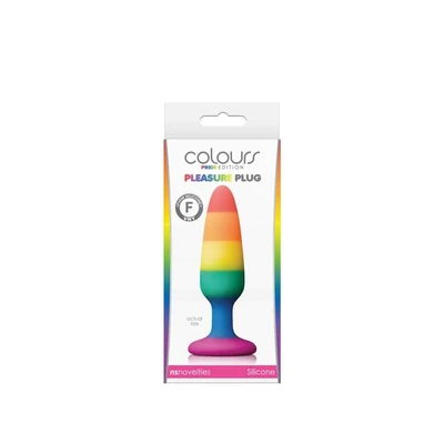 Pride Edition - Višebojni Pleasure Plug - Mala - NS Toys - Sexy Shop