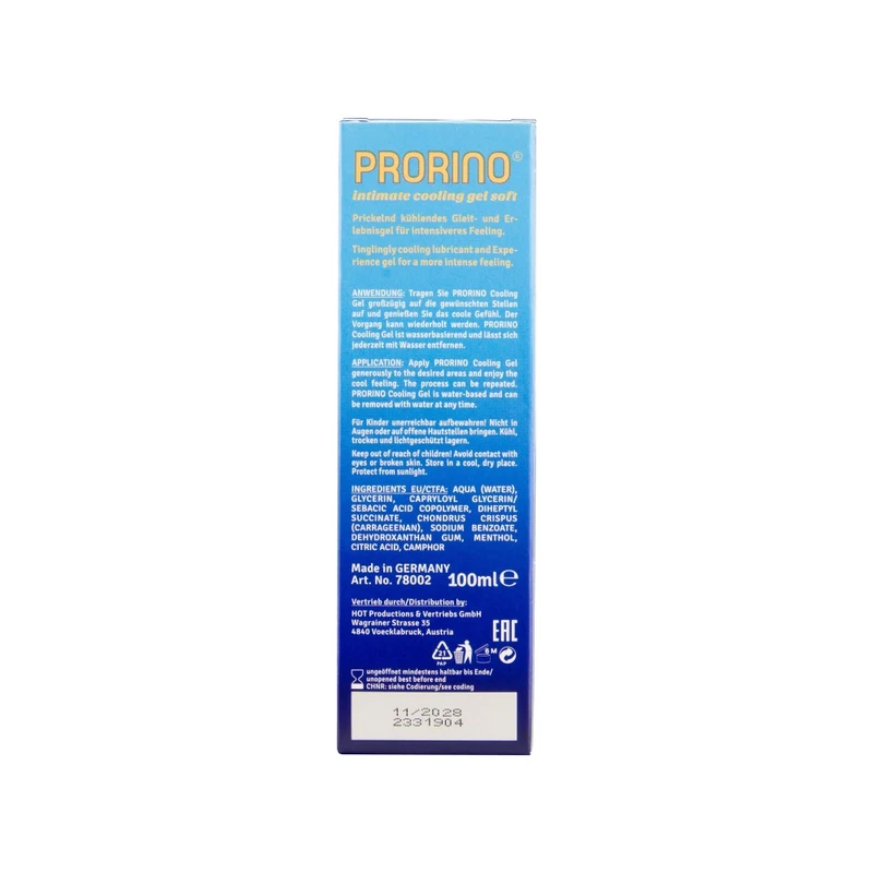 PRORINO Cooling Gel 