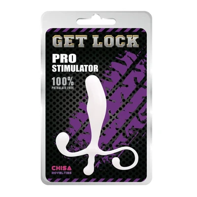 Prostati stimulator Chisa Novelties – vodootporni masazer bijeli 12,5cm - Sexy Shop