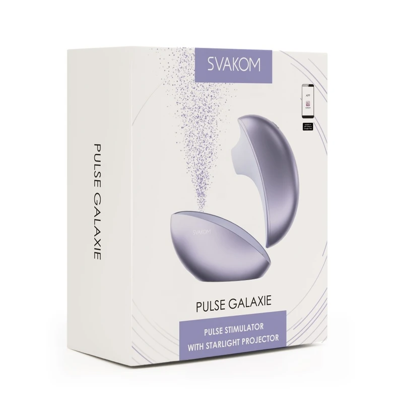 Pulse Galaxie Ljubičasta Stimulacija sa Aplikacijom i Vodootporno