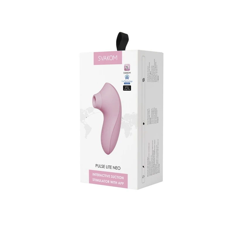 Pulse Lite Neo Roze - Aplikacija Kontrolisana, Vodootporni Vibrator