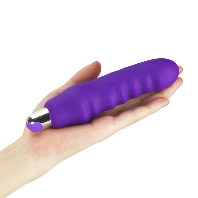 Punjači silikon vibrator za klitoralnu, vaginalnu i analnu stimulaciju - ljubičasti