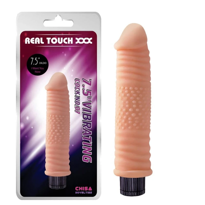 Real Touch XXX Vibrirajući Penis 19cm G-tačka Koža
