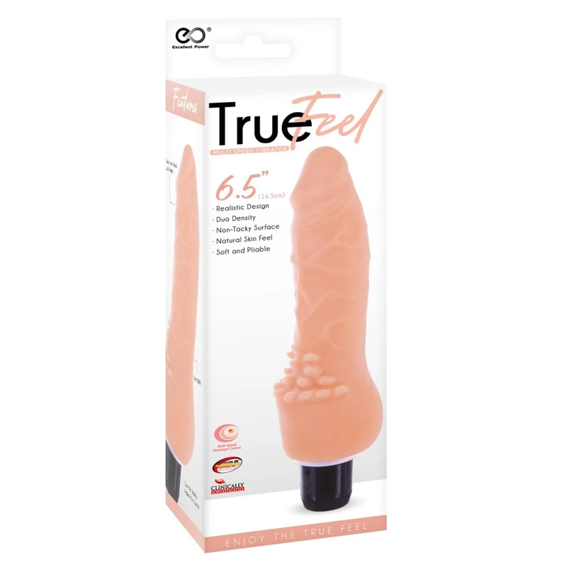 Realističan vibrator sa viš brzinama 16,5 cm - Nmc Koža
