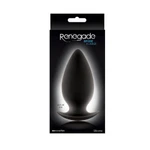 Renegade Spades X Large Black - Vodootporni analni čep od silikona, 11,2cm