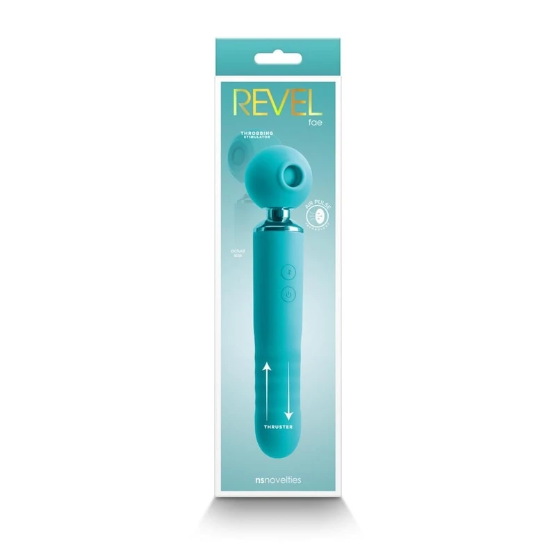 Revel Fae - Vodootporna igračka sa 10 režima uzbuđenja, plava