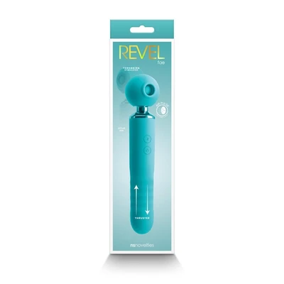 Revel Fae - Vodootporna igračka sa 10 režima uzbuđenja, plava - Sexy Shop